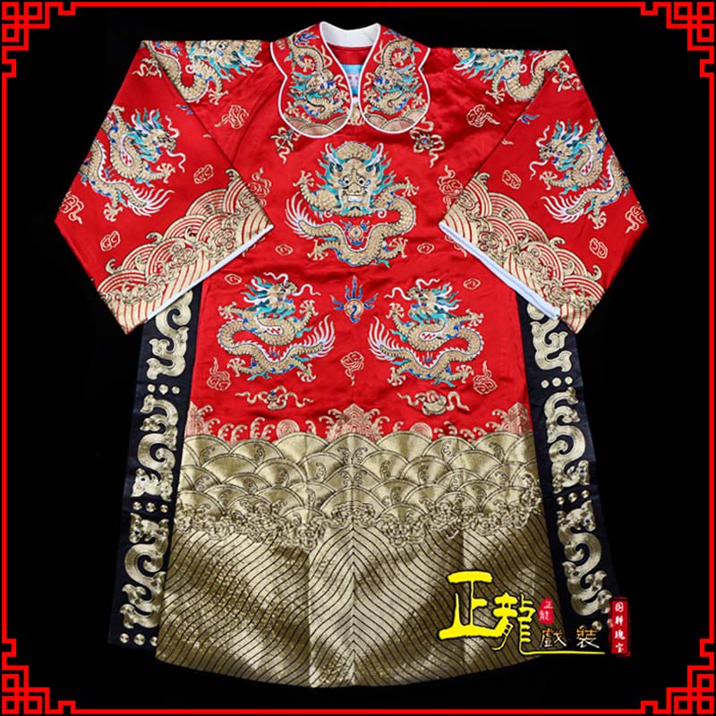 蕉城皇帝蟒袍全金八宝团龙蟒